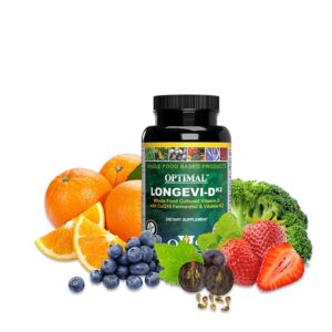 Frasco suplemento LONGEVI-Dk2 de Optimal Products