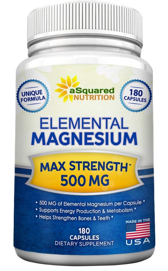 aSquared Nutrition Magnesium Citrate & Oxide, 500 mg