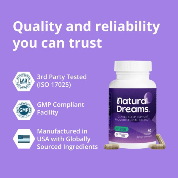 Version 1.0.0 Frasco suplemento melatonina bajos mg Univera Natural Dreams