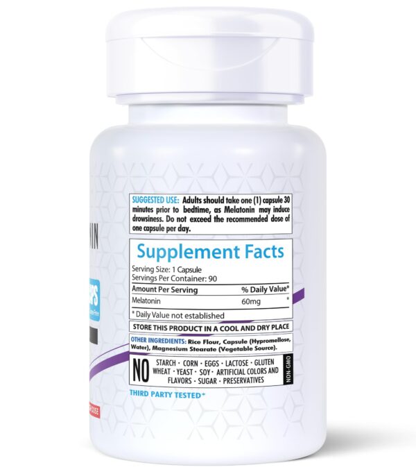 Healthfare melatonina suplemento sin gluten caja frontal