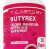 Frasco suplemento mineral T.E. Neesby Butyrex 250 cápsulas