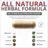 Frasco suplemento natural para hipertensión y circulación