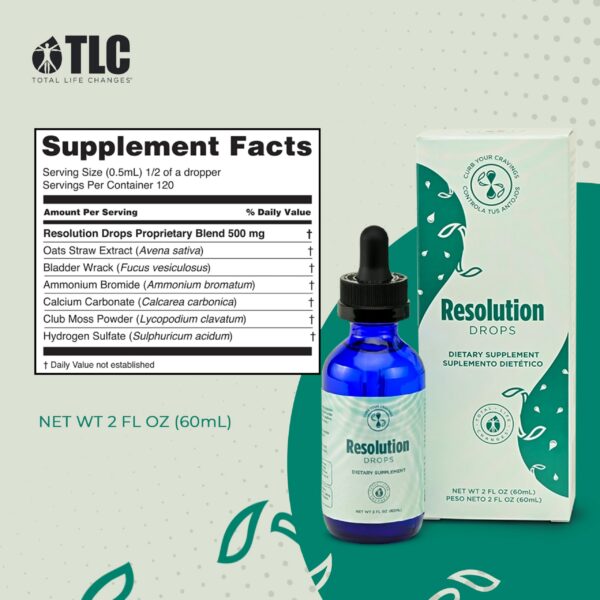 Frasco suplemento natural IASO Resolution Drops 60 ml