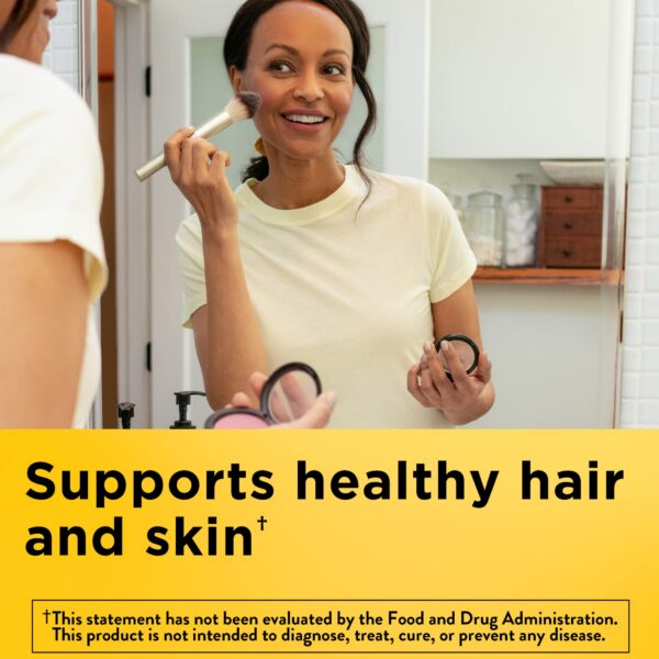 Frasco suplemento Nature Made Biotina 120 softgels