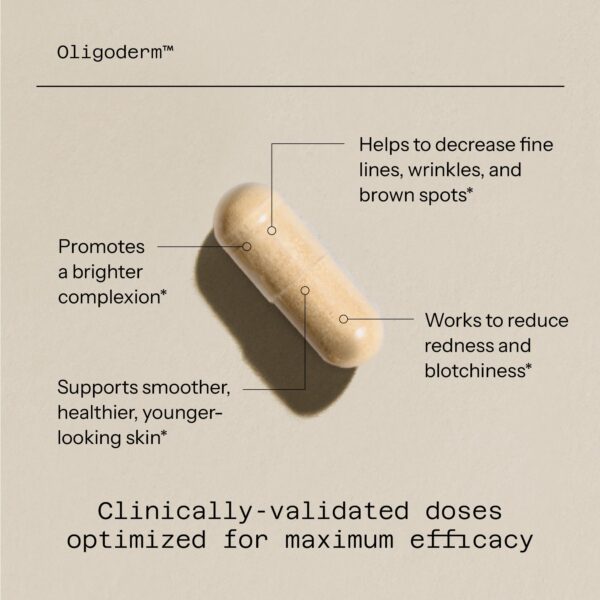 Frasco frontal suplemento Oligoderm para piel
