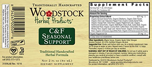 Frasco suplemento orgánico C&F Apoyo Estacional