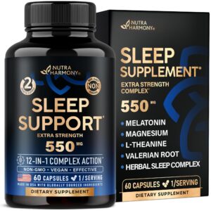 Version 1.0.0 Frasco suplemento para dormir NUTRAHARMONY 60 cápsulas