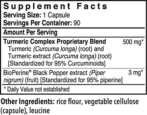 Frasco suplemento Patient One cúrcuma con BioPerine