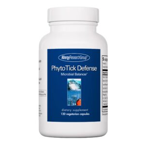 Frasco suplemento Phyto Tick Defense cápsulas vegetarianas