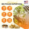 Frasco de suplemento polen de abeja HONEYBEEZONE