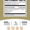 Frasco suplemento polvo Maitake BulkSupplements