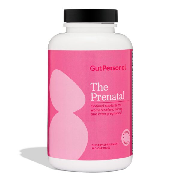 Frasco suplemento prenatal completo GutPersonal