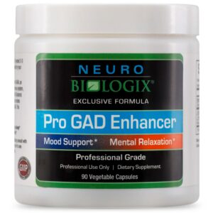 Frasco suplemento Pro GAD Enhancer Neurobiologix 90 cápsulas