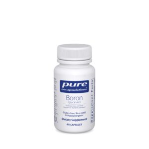 Version 1.0.0 Frasco suplemento Pure Encapsulations Boro Glicinato 60 cápsulas