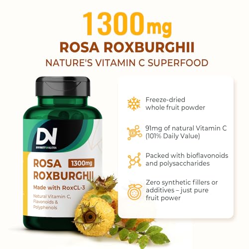 Frasco suplemento Rosa Roxburghii con 60 cápsulas