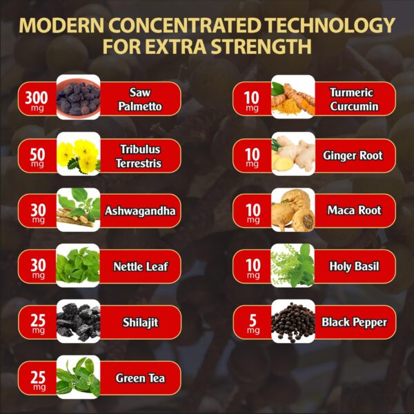 frasco suplemento saw palmetto bayas fórmula 11 en 1 agobi