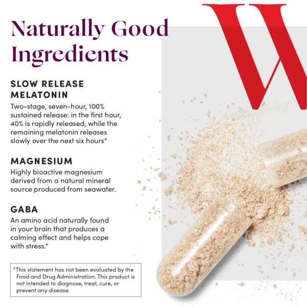 Frasco suplemento sueño mujer Womaness Let Me Sleep