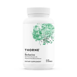 Etiqueta suplemento curcumina Thorne alta absorción