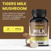Frasco suplemento Tiger’s Milk 450 mg cápsulas veganas