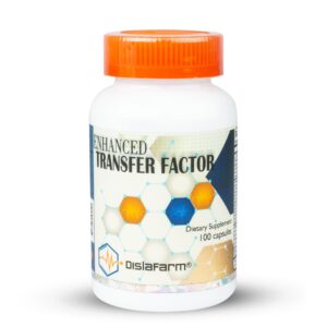 Frasco suplement Transfer Factor Enhanced 100 cápsulas naturales