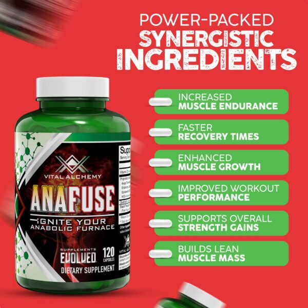 Version 1.0.0 Frasco suplemento Turkesterona Anafuse Vital Alchemy