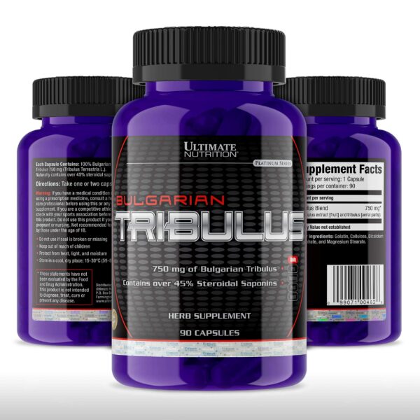 Frasco suplemento Ultimate Nutrition Tribulus búlgaro