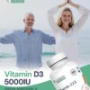 frasco suplemento vitamina d3 logos nutritionals 60 cápsulas