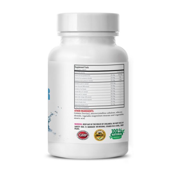 Version 1.0.0 Frasco de suplemento Water Away para manejo de líquidos y detox