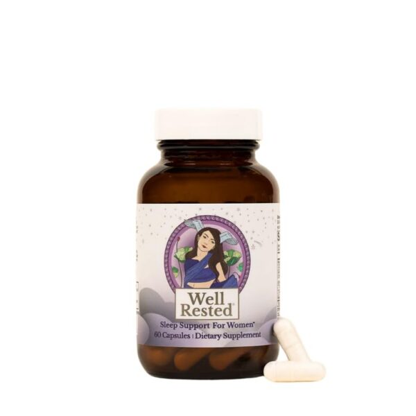 Version 1.0.0 Frasco suplemento Well Rested MENOLABS 60 cápsulas sueño