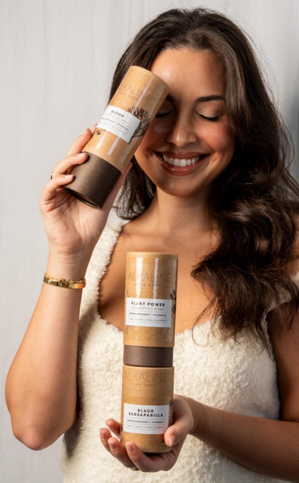 Frasco suplementos vegetales Plant Power Alkaline Herb Shop