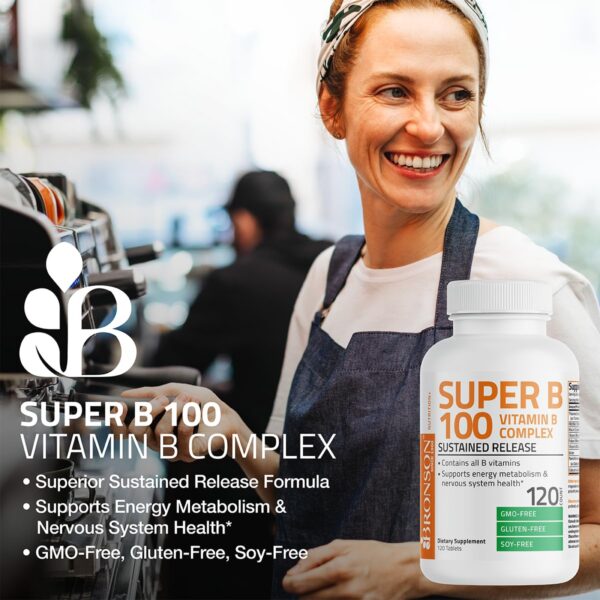 Bronson suplemento vitamina b composición ingredientes