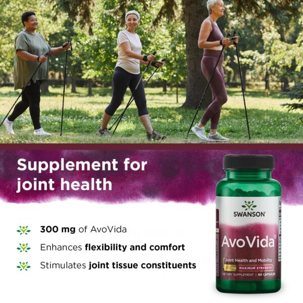 Frasco de cápsulas Swanson AvoVida máxima fuerza