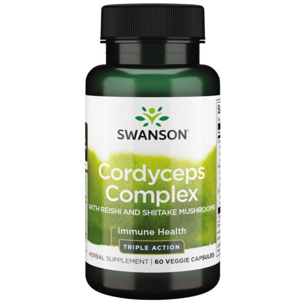 Version 1.0.0 Frasco Swanson suplemento complejo Cordyceps 60 cápsulas vegetarianas
