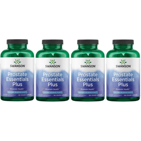 Frasco de Swanson Prostate Plus 180 cápsulas vegetales