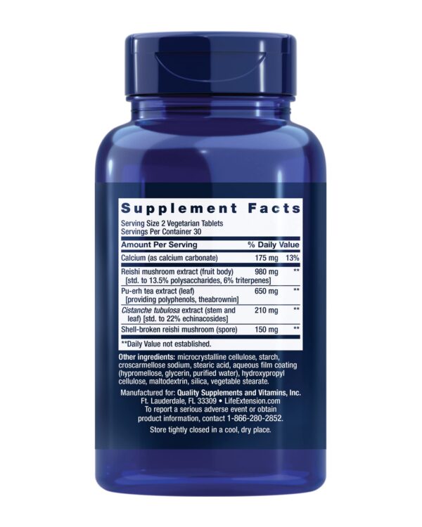 Version 1.0.0 Frasco tabletas Life Extension fórmula inmunológica senescencia