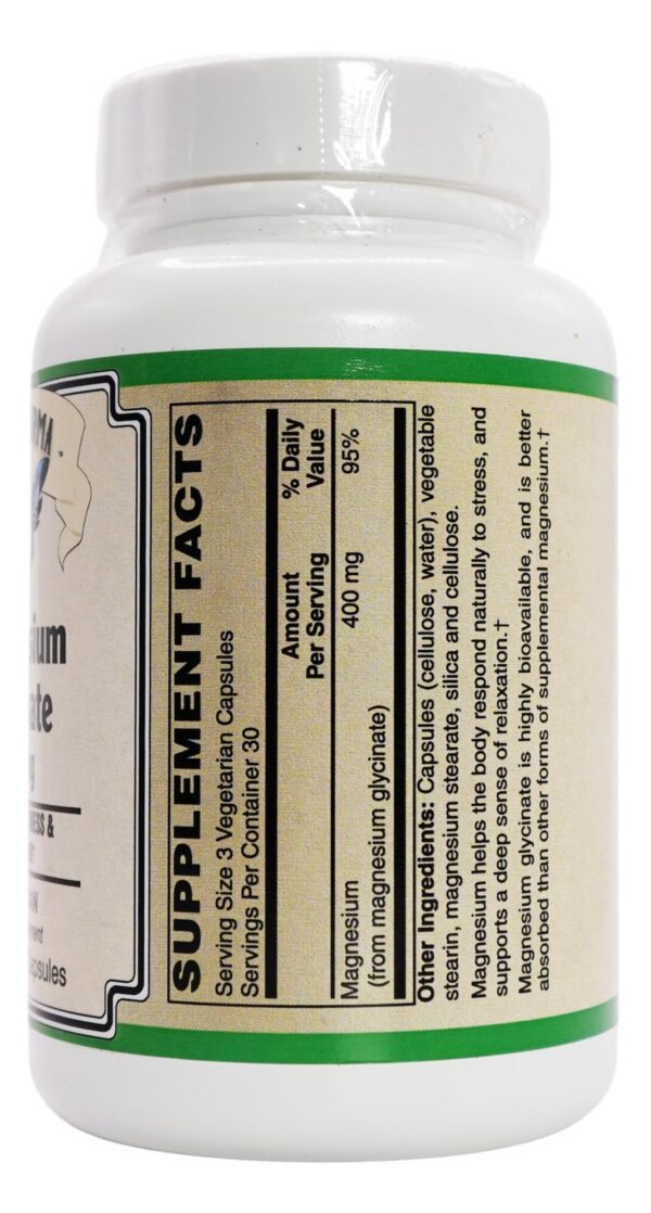 Version 1.0.0 Frasco de tabletas glicinato de magnesio