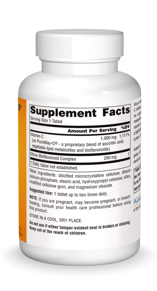 Frasco con tabletas Metabolic C