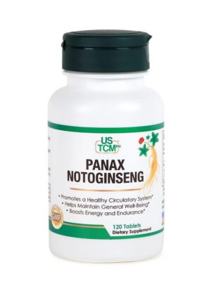 Frasco tabletas panax notoginseng ustcm para circulación