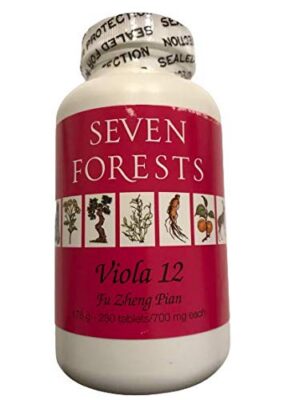 Frasco de tabletas Viola 12 de Seven Forest