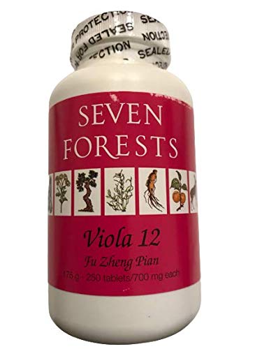 Frasco de tabletas Viola 12 de Seven Forest