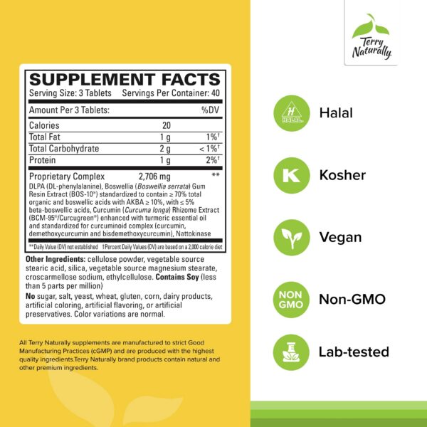Frasco Terry Naturally Curamin Extra Fuerza soporte circulatorio