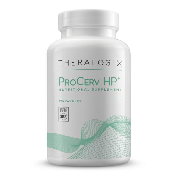 Frasco de Theralogix ProCerv HP multivitamínico alta potencia 270 cápsulas