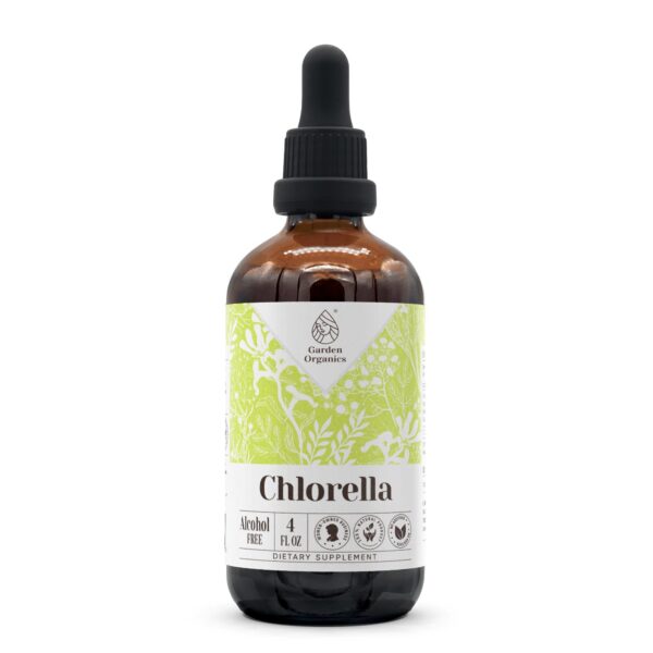 Version 1.0.0 Frasco tinctura natural de chlorella sin alcohol 4 fl oz