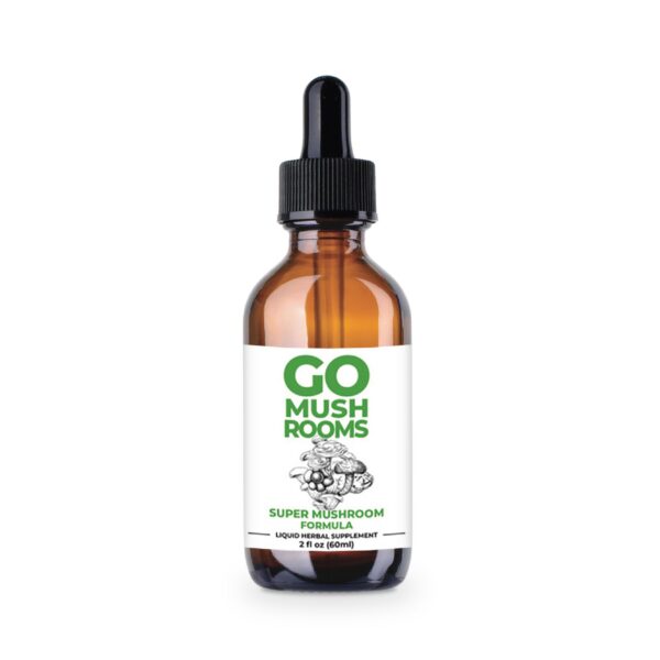 Version 1.0.0 Frasco tintura hongos GO Mushrooms superalimento 4 en 1