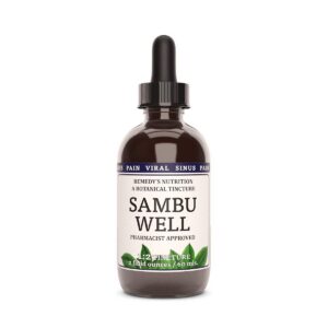 Frasco de tintura Sambu Well Remedy's Nutrition 60 ml