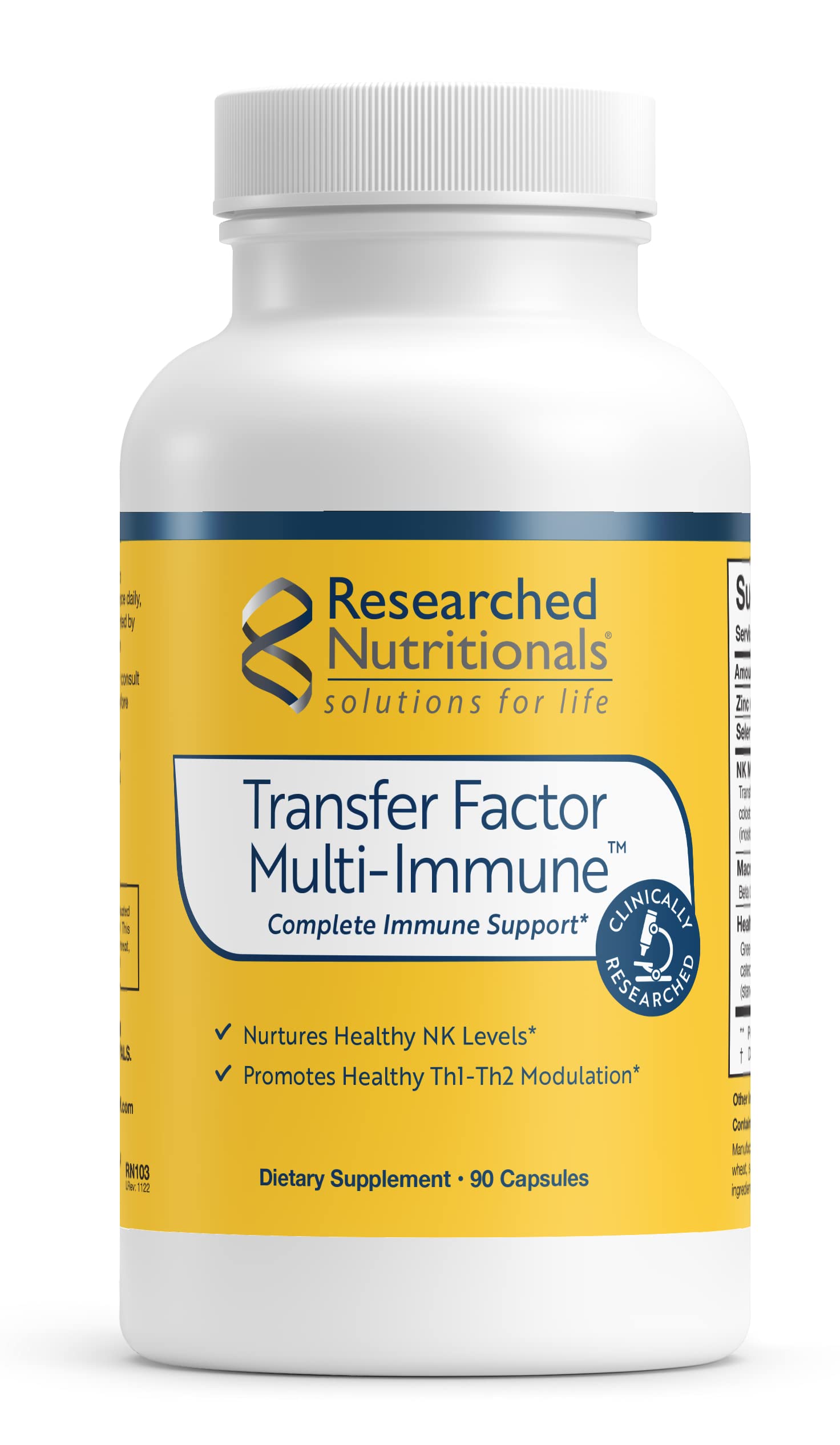 Researched Nutritionals Transfer Factor Multi-Immune Soporte