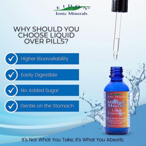 Frasco transparente con gotero para minerales