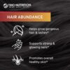 Frasco TRIO NUTRITION Hair Abundance suplemento vitamina para cabello