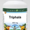 Frasco Triphala 450 mg 100 cápsulas TerraVita sin rellenos