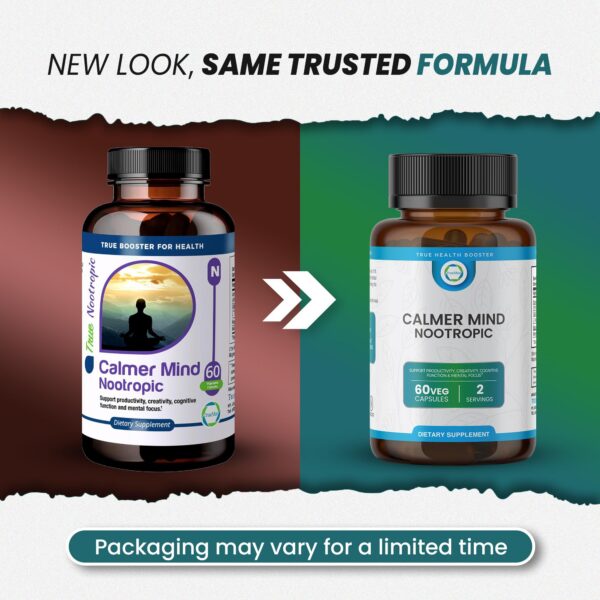 Frasco TrueMed Nootrópico para función cognitiva y calma